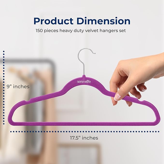 150 Pieces Velvet Hangers - Image 2