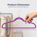 150 Pieces Velvet Hangers - Image 2