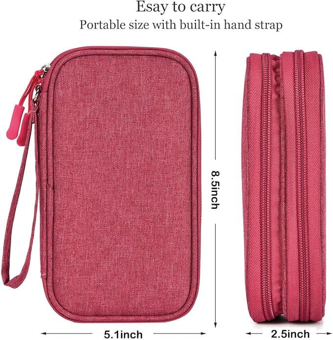 Electronic Organizer Travel Case Storage Bag, Universal Electronics Accessories - Image 4