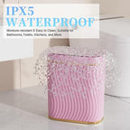 Bathroom Small Trash Can with Automatic Touchless Lid, 2.6 Gallon Smart Garbage - Image 5