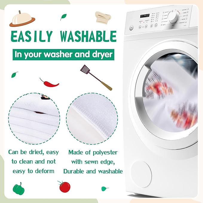 R HORSE 5Pcs Kitchen Dish Towel Funny Joked Themed Kitchen Dishcloth Absorbent - Image 3