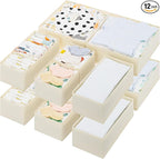 GRANNY SAYS Drawer Organizer Clothes, 12 Pack Dresser Organizer Bins by GRANNYSAYS