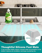 Stone Faucet Mat for Kitchen Sink, Diatomite Sink Protectors - Image 6
