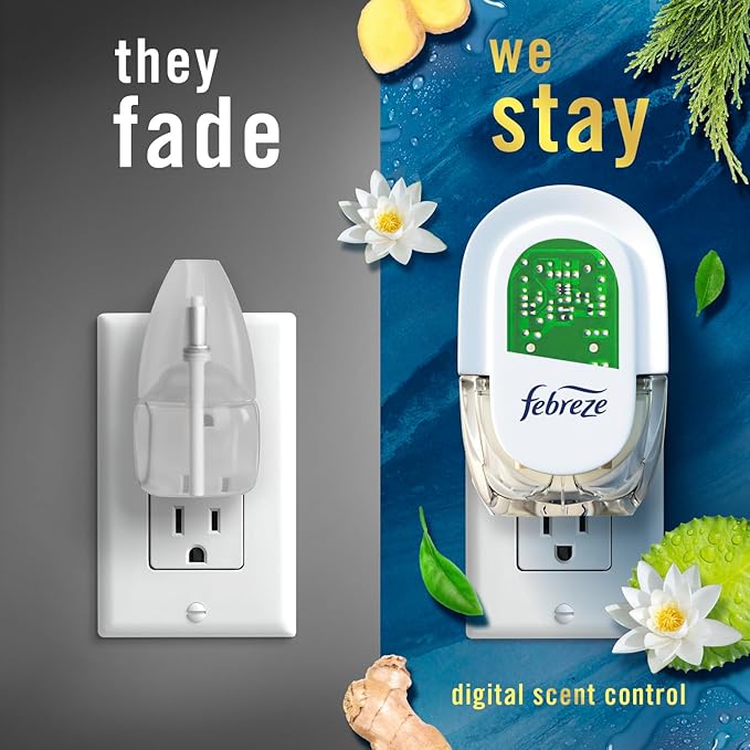 Febreze Plug in Air Freshener, Odor-Fighting Scented Oil Starter Kit, Air - Image 5