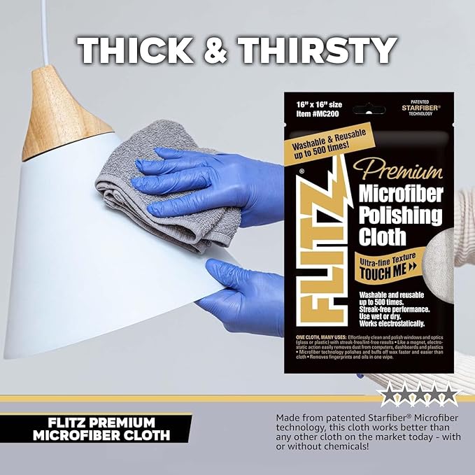Flitz Premium Microfiber Polishing Cloth - Image 2