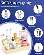 Bathroom Counter Organizer and Storage, 7 Slots Detachable Toothbrush Holders - Image 6