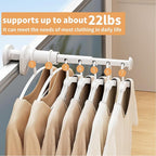 Retractable Clothes Hanger Set - Image 4