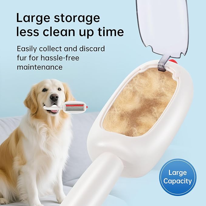 Reusable Pet Hair Remover Lint Roller Brush, Washable Pet Cat Dog Hair Removal - Image 6