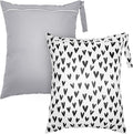 Shappy 2 Pcs Large Travel Laundry Bag Washable Waterproof Wet Dry Large Dirty by Shappy