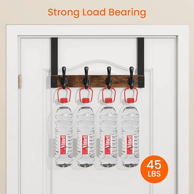 Homode Over The Door Hooks Heavy Duty, Wood Over Door Hanger Hook - Image 5