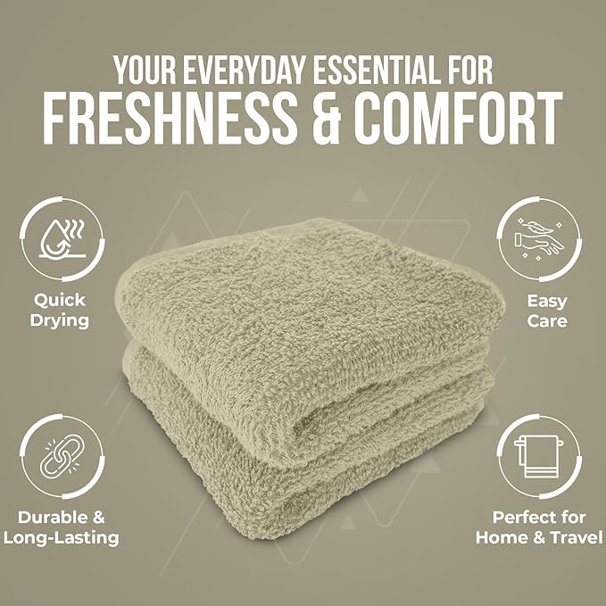 DAN RIVER 12 Pack Wash Cloths for Showering - Image 5