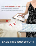 Ironing Board Cover and Pad, Resist Scorching and Staining, 15x54 Reflective - Image 2