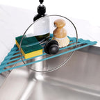 Tomorotec Compact Silicone-Coated Triangle Dish Drying Rack - Image 4