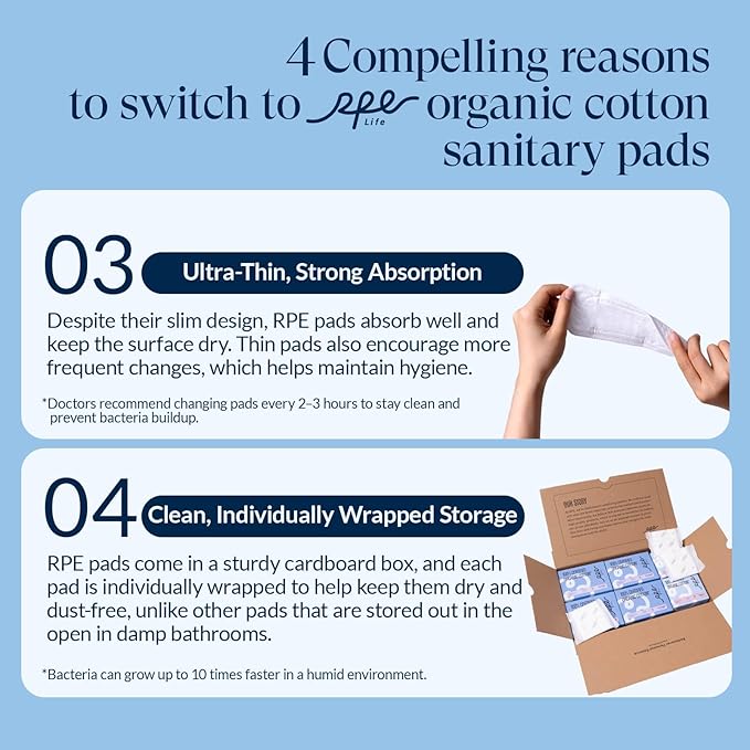 100% Organic Long Panty Liners for Women - Image 5