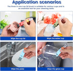 12 Pack 3 in 1 Cup Lid Cleaning Brush, 180° Rotatable Bottle Brush Gap Cleaner - Image 6