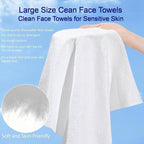 Clean Face Towels, Disposable Face Towels, Makeup Remover Dry Wipes, 10in X - Image 2