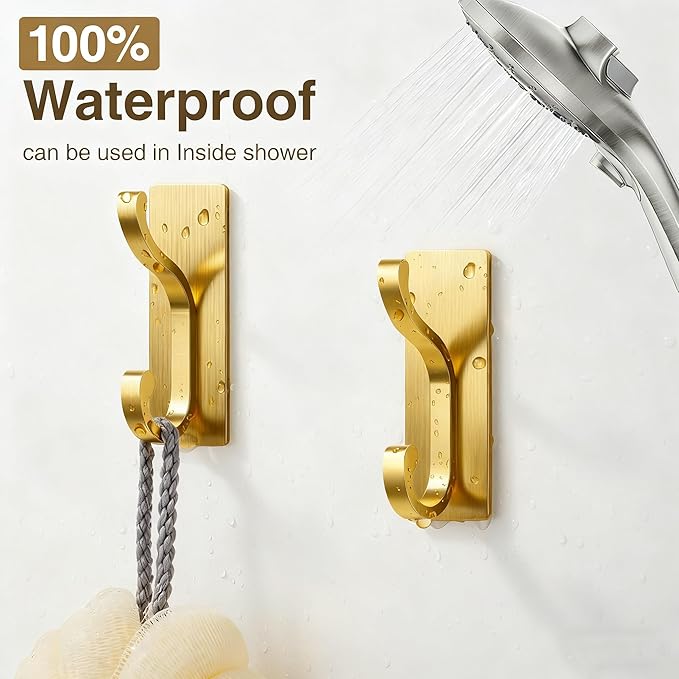 pickpiff Wall Hooks with Adhesive Strip- Easy to Remove, No Residue, Strong - Image 6