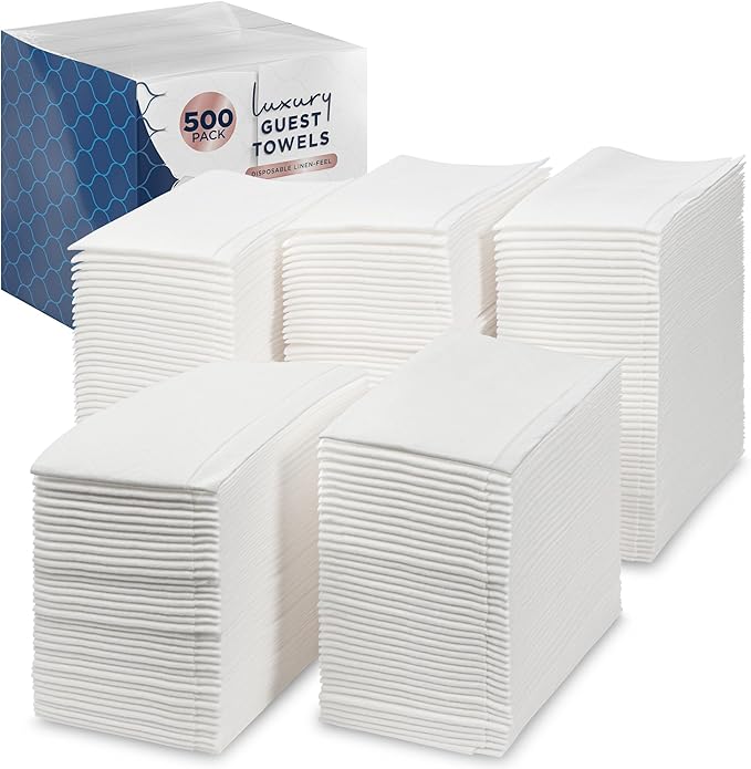 Disposable Guest Towels 500 Pack by Unknown