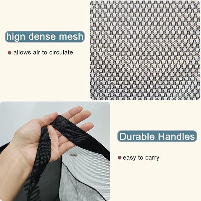 Collapsible Laundry Basket Foldable Laundry Hamper Pop Up Basket Dirty Clothes - Image 5