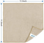 HOMEXCEL Brown Microfiber Cleaning Cloth, 8 Pack Cleaning Towels - Image 2