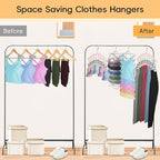 TomCare 360° Swivel 2 Pack Tank Top Hanger and 2 Pack Leggings Organizers Space - Image 6