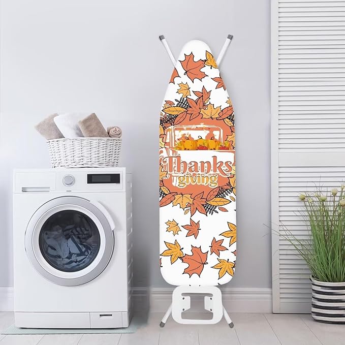 Maple Leaf Ironing Board Cover and Pad Stain Resistant Thick Thanksgiving - Image 4