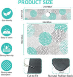 Dish Drying Mat for Kitchen Counter Matt, Super Absorbent Non-slip Rubber Backed - Image 2