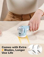 Lint Remover, Bojia Electric Clothes Fabric Shaver, Fuzz Pill Bobble Remover - Image 7