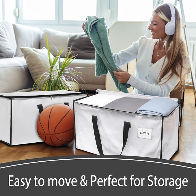 Moving Bags Heavy Duty – Clean Packing Solution, Large Storage Totes - Image 5