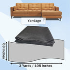 3 yds. X 63 ins. Upholstery Dust Cover Fabric Replacement, Non-Woven Black - Image 3
