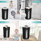 StorageRight 90L Large Laundry Basket, Laundry Hamper, Dirty Clothes Hamper - Image 6