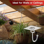 Large Adhesive Hooks 12-Pack, Heavy Duty Wall Hooks - Image 5