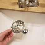 Shower Drain Hair Catcher 3.5 inch Small, Bathroom Sink Hair Stopper Sink Drain - Image 5