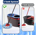 Spin Mop Replacement Head, 3 Pack Mop Replacement Head, Easy Cleaning, - Image 2