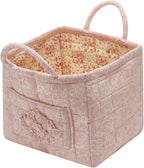 Quilted Fabric Storage Basket by Unknown