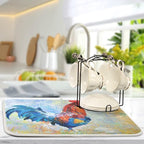 Absorbent Dish Drying Mat for Kitchen Counter - Image 5