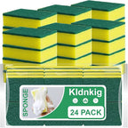 24 Pack Kitchen Cleaning Sponges, Scrub Sponges, Non-Scratch Scrub Dish Sponge by Unknown