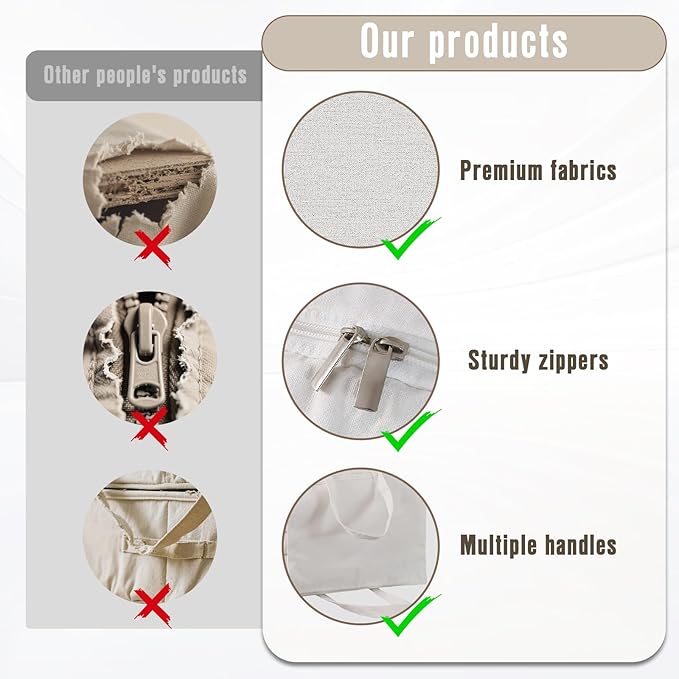 Heavy Duty Cotton Canvas Storage Bags - Image 5