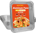 Aluminum Pans Foil Pans, 10 Pack 9x13 Disposable Trays Half Size Heavy Duty by Unknown