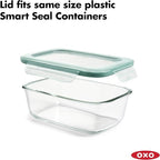 OXO Good Grips 8 Cup Smart Seal Airtight Glass Rectangle Container - Image 5