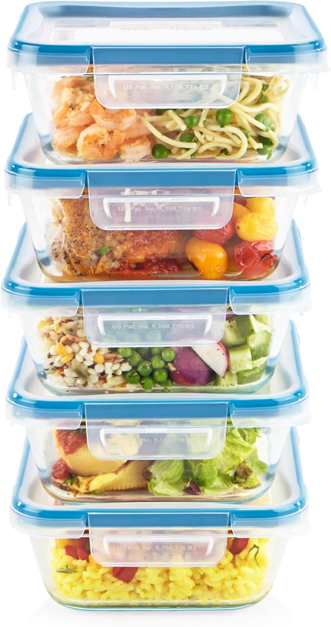 Snapware Glass Total Solutions Food Storage Containers Set, Airtight & - Image 4