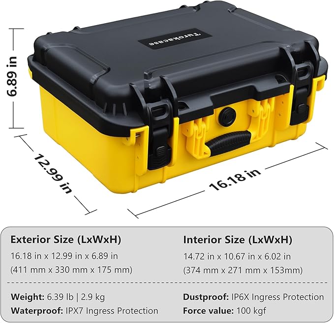 Case for Dewalt Battery – Waterproof Extra Large Hard Storage Box - Image 6