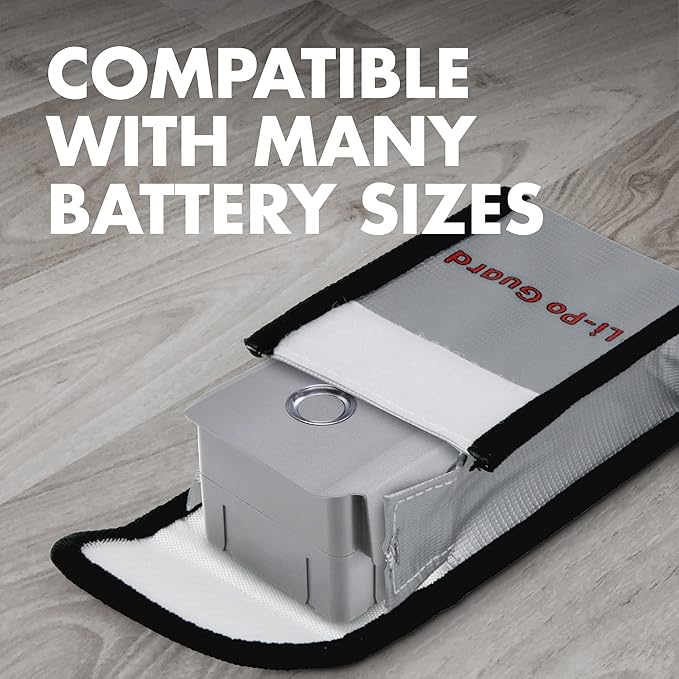 Tenergy 4 Pack, Fire Retardant Lipo Bags, Battery Bags - Image 7
