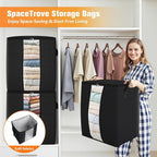 Clothes Storage Bags, 80L Large Capacity Containers - Image 6