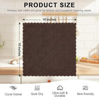 Homaxy 24 Pack Kitchen Dish Cloths, Super Soft and Absorbent Coral Velvet Dish - Image 5
