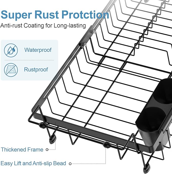 iSPECLE Expandable Dish Drying Rack - Image 6