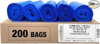 Ultrasac Heavy Duty 55 Gallon Blue Trash Bags by Ultrasac