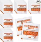 Stain Remover Wet Wipes Bulk, Individual Wrapped Clothes Portable Travel Messy by RSQAZQ