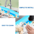Tropical Beach Seashells Kitchen Sink Splash Guard Absorbent Fast Drying Mat - Image 5