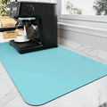 Coffee Mat - Absorbent Hide Stain Rubber Backed Dish Drying Mat by HotLive